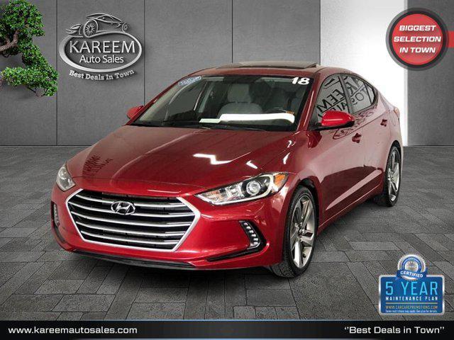 used 2018 Hyundai Elantra car, priced at $13,897