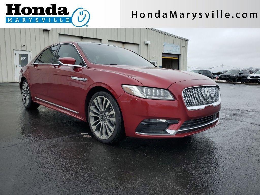 used 2017 Lincoln Continental car, priced at $19,250