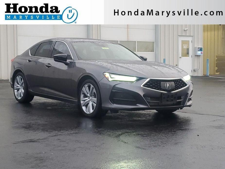 used 2021 Acura TLX car, priced at $22,500