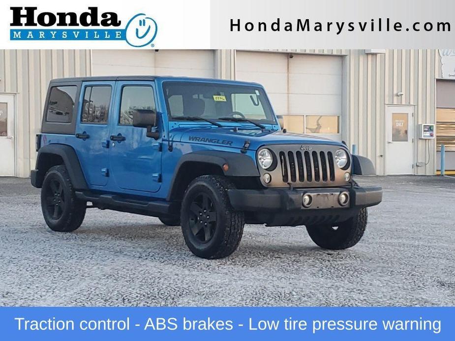 used 2016 Jeep Wrangler Unlimited car, priced at $14,494