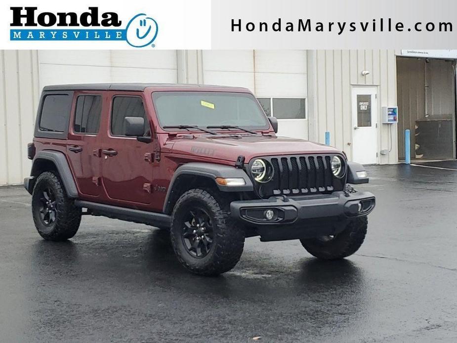 used 2021 Jeep Wrangler Unlimited car, priced at $29,989