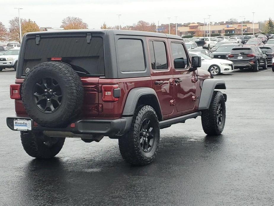 used 2021 Jeep Wrangler Unlimited car, priced at $29,989