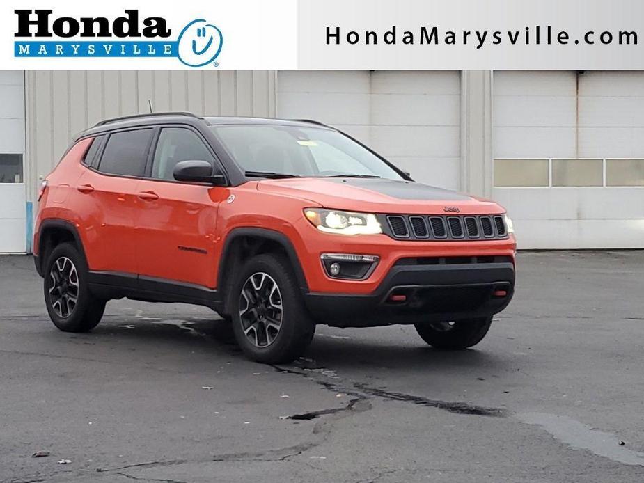 used 2021 Jeep Compass car, priced at $22,345