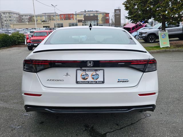 used 2023 Honda Accord Hybrid car, priced at $28,754