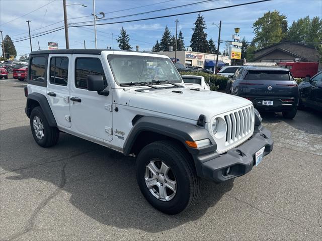 used 2020 Jeep Wrangler Unlimited car, priced at $28,507