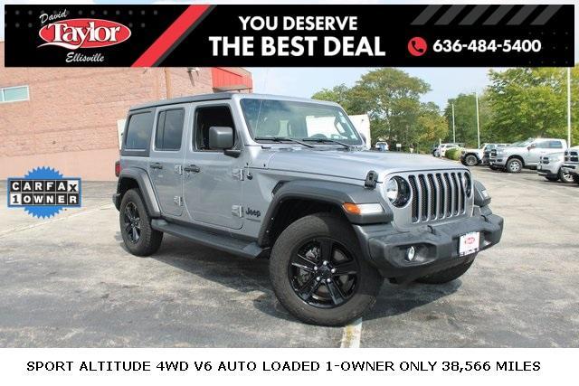 used 2021 Jeep Wrangler Unlimited car, priced at $34,225