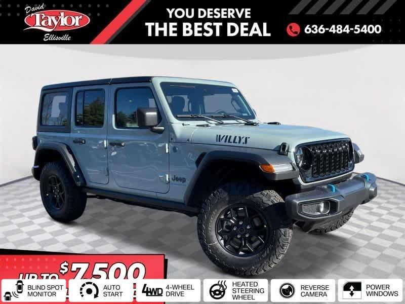 new 2024 Jeep Wrangler 4xe car, priced at $48,600