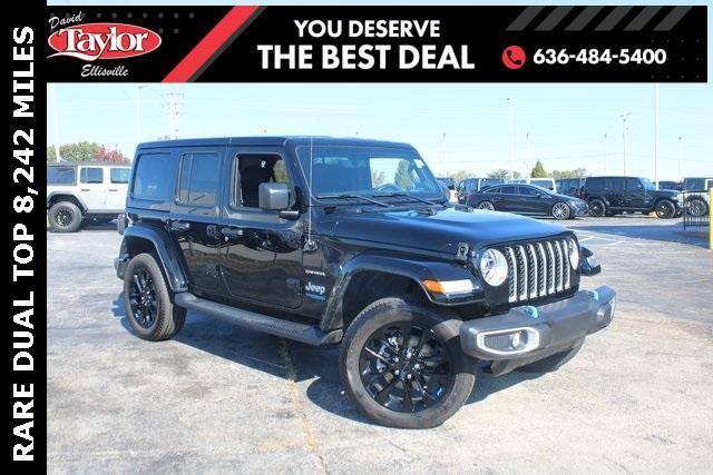 used 2022 Jeep Wrangler Unlimited 4xe car, priced at $37,500