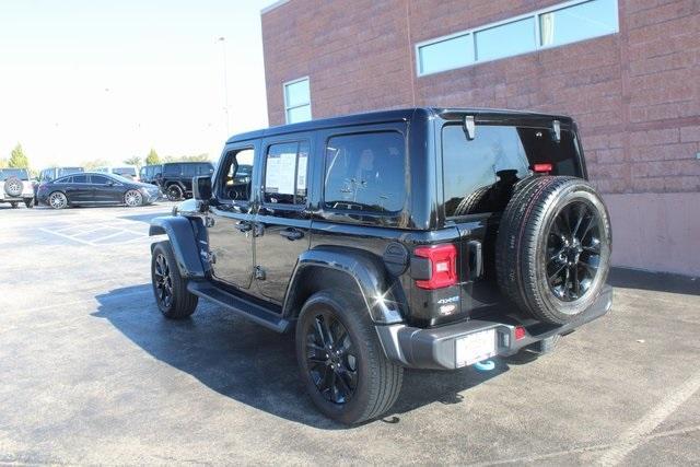 used 2022 Jeep Wrangler Unlimited 4xe car, priced at $37,500