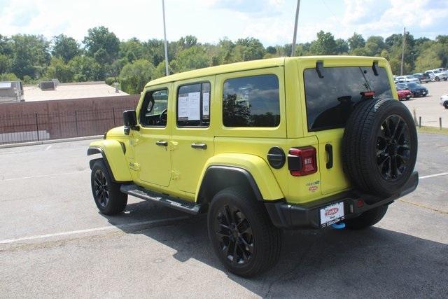 used 2022 Jeep Wrangler Unlimited 4xe car, priced at $34,998
