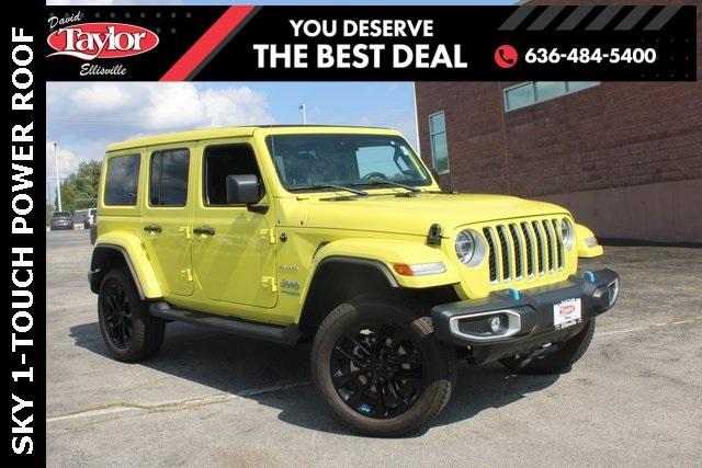 used 2022 Jeep Wrangler Unlimited 4xe car, priced at $33,998