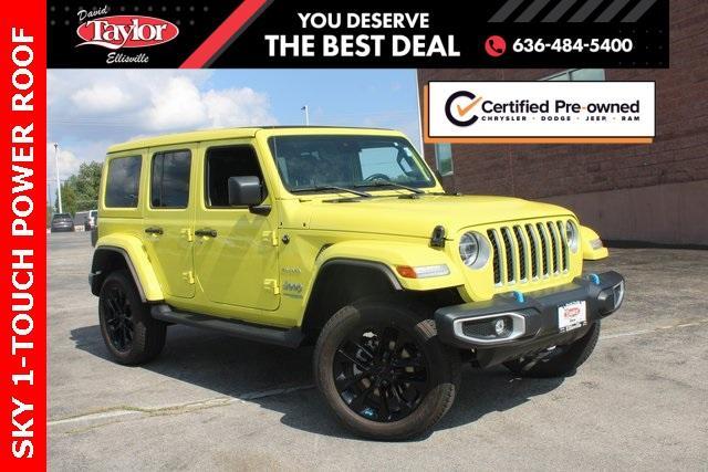 used 2022 Jeep Wrangler Unlimited 4xe car, priced at $37,798