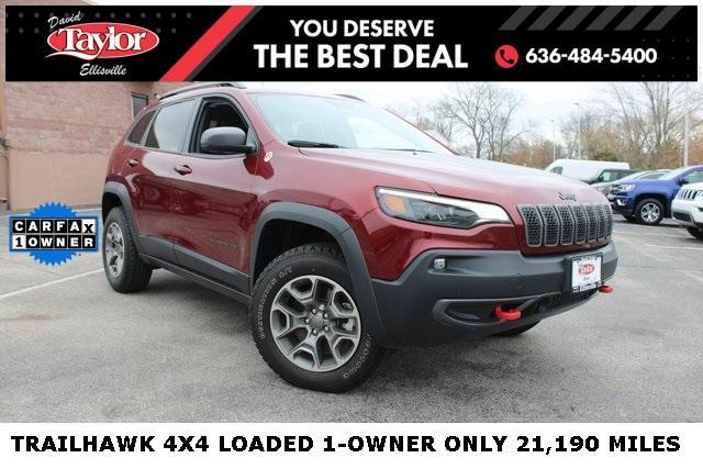 used 2021 Jeep Cherokee car, priced at $28,140