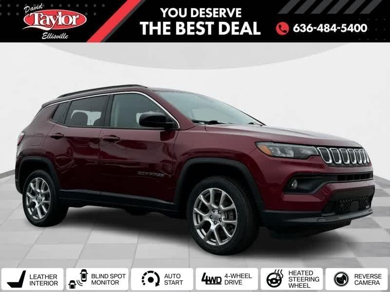 used 2022 Jeep Compass car, priced at $24,995