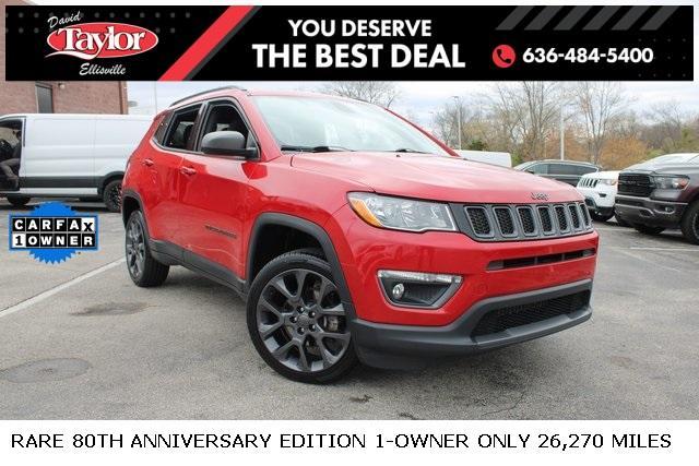 used 2021 Jeep Compass car, priced at $24,692
