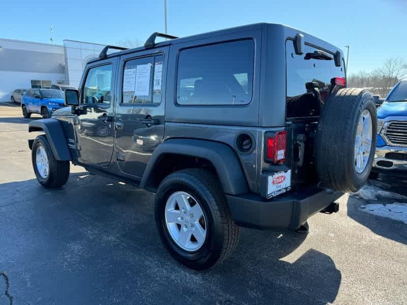 used 2017 Jeep Wrangler Unlimited car, priced at $18,766