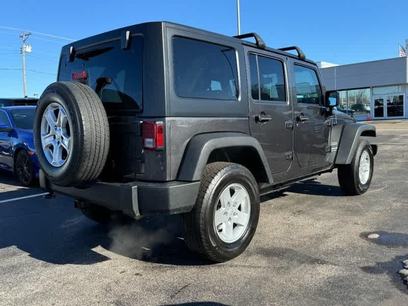 used 2017 Jeep Wrangler Unlimited car, priced at $18,766