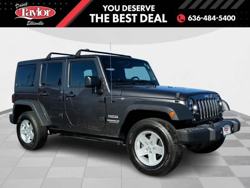 used 2017 Jeep Wrangler Unlimited car, priced at $18,766