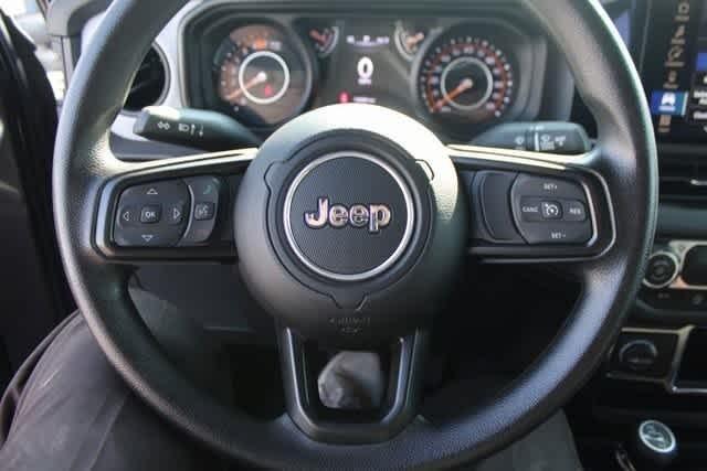 used 2024 Jeep Wrangler car, priced at $35,462