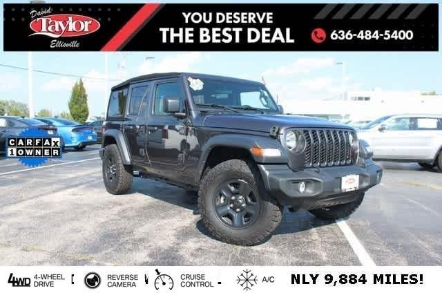 used 2024 Jeep Wrangler car, priced at $35,462