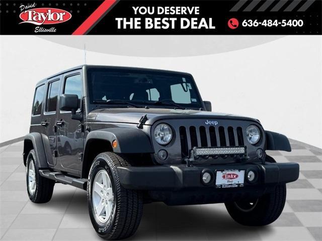 used 2017 Jeep Wrangler Unlimited car, priced at $14,704
