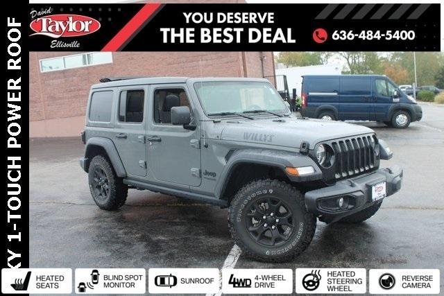 used 2021 Jeep Wrangler Unlimited car, priced at $33,998