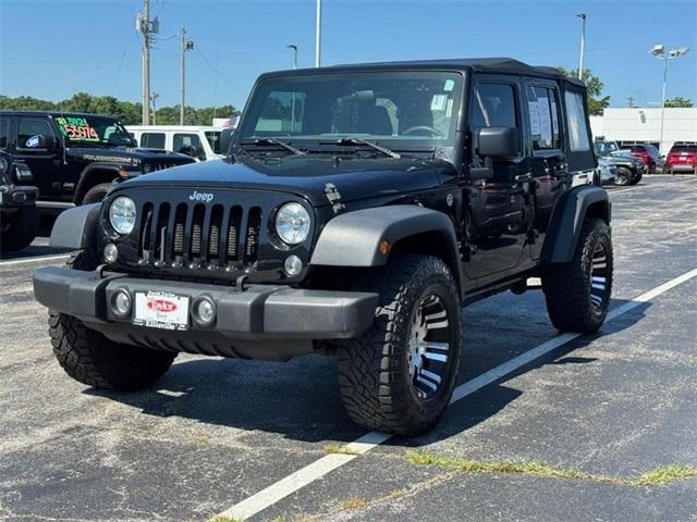 used 2017 Jeep Wrangler Unlimited car, priced at $17,366