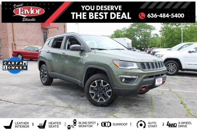 used 2021 Jeep Compass car, priced at $28,567