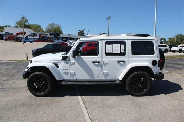 used 2022 Jeep Wrangler Unlimited 4xe car, priced at $37,490