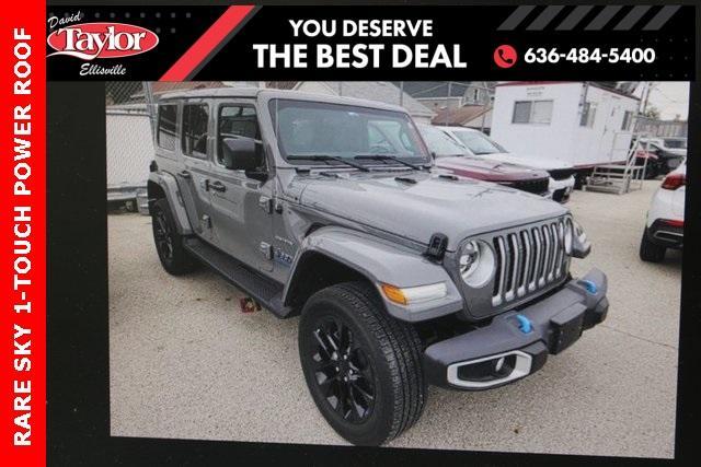 used 2023 Jeep Wrangler 4xe car, priced at $35,997