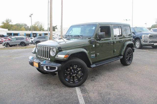 used 2022 Jeep Wrangler Unlimited 4xe car, priced at $36,500
