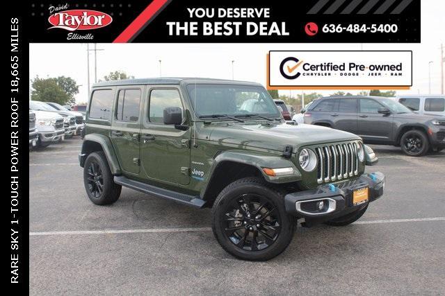 used 2022 Jeep Wrangler Unlimited 4xe car, priced at $37,276