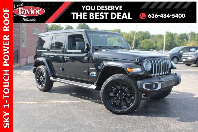 used 2021 Jeep Wrangler Unlimited 4xe car, priced at $34,500