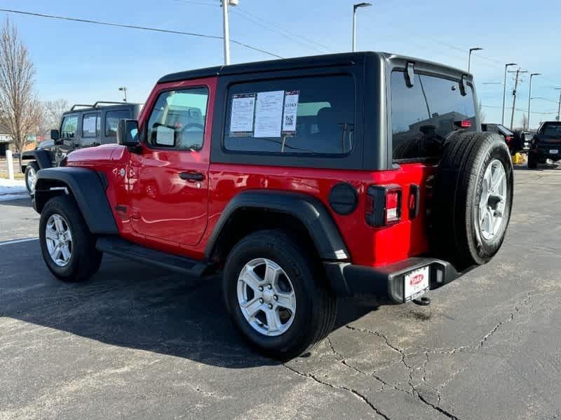 used 2021 Jeep Wrangler car, priced at $29,570