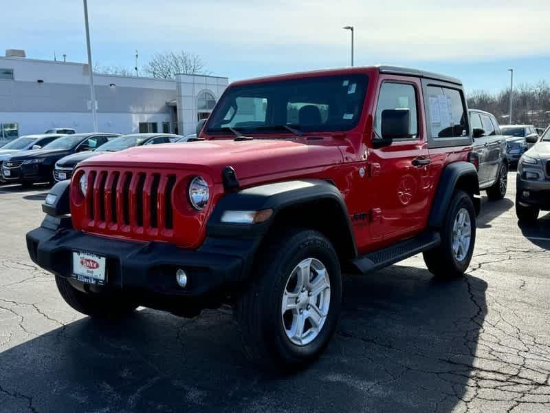 used 2021 Jeep Wrangler car, priced at $29,570