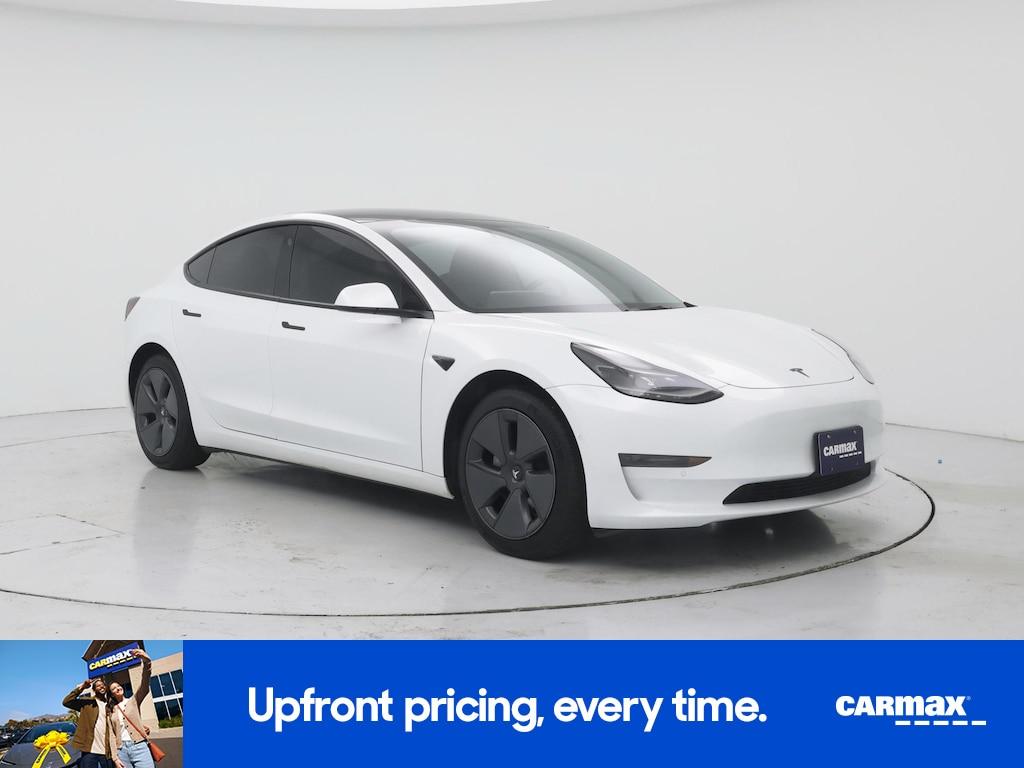 used 2022 Tesla Model 3 car, priced at $27,998