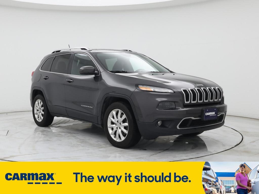 used 2015 Jeep Cherokee car, priced at $15,998