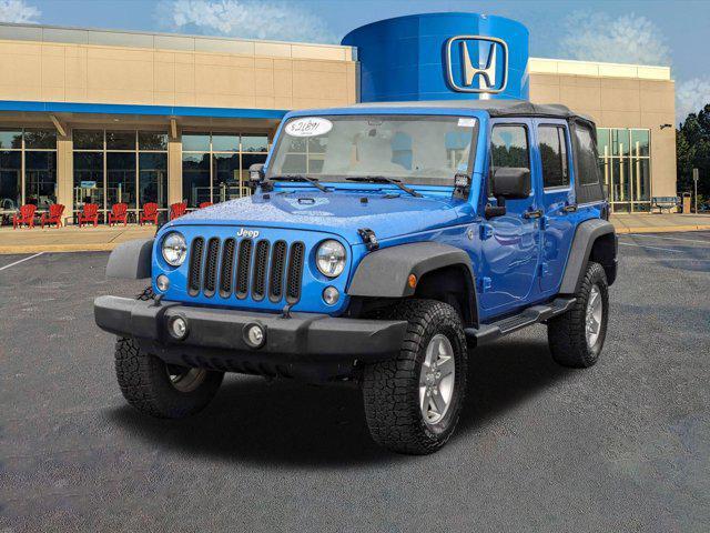 used 2015 Jeep Wrangler Unlimited car, priced at $15,988