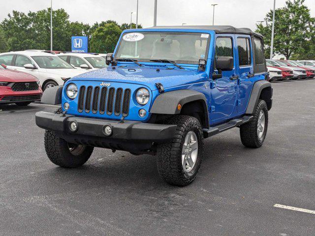 used 2015 Jeep Wrangler Unlimited car, priced at $20,488