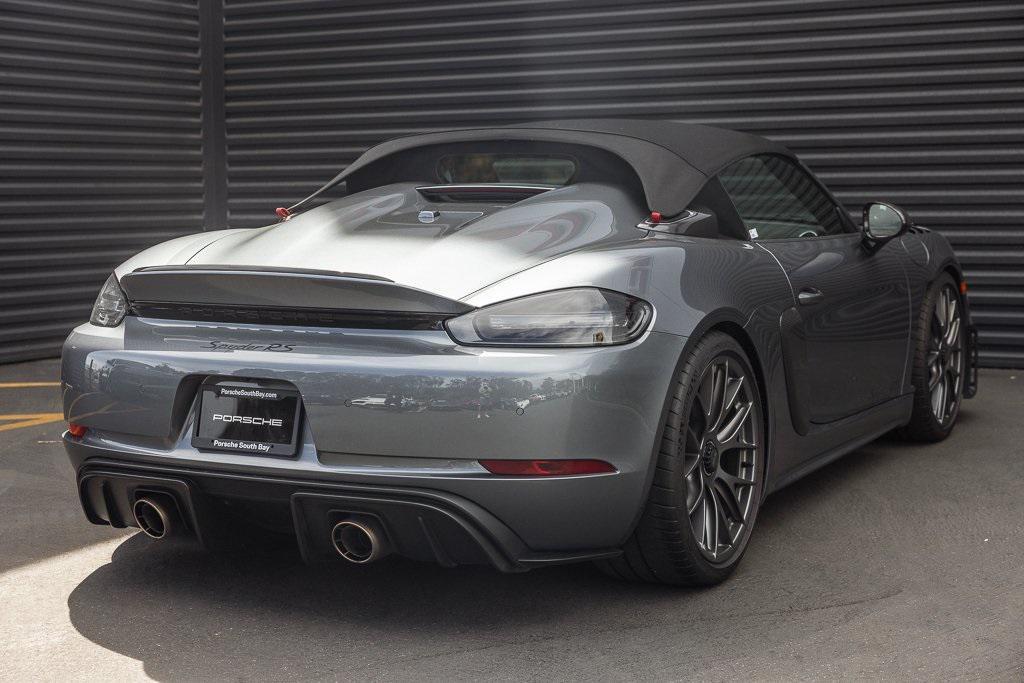 used 2024 Porsche 718 Spyder car, priced at $217,998