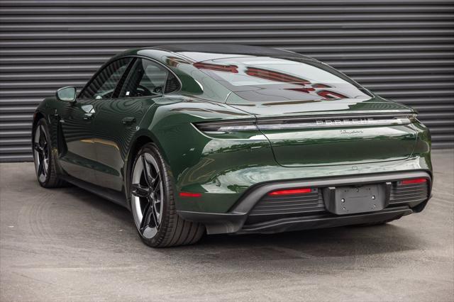 used 2025 Porsche Taycan car, priced at $134,125