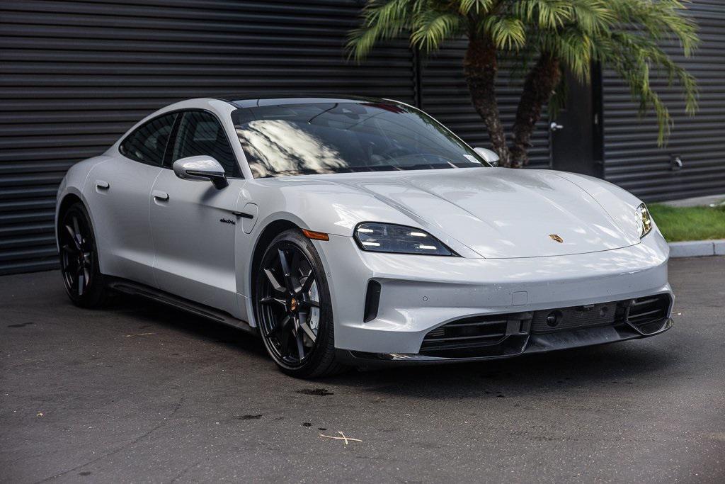 used 2025 Porsche Taycan car, priced at $159,998