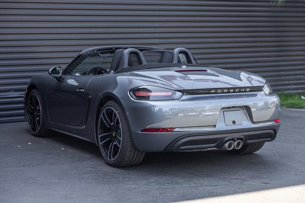 new 2025 Porsche 718 Boxster car, priced at $109,945