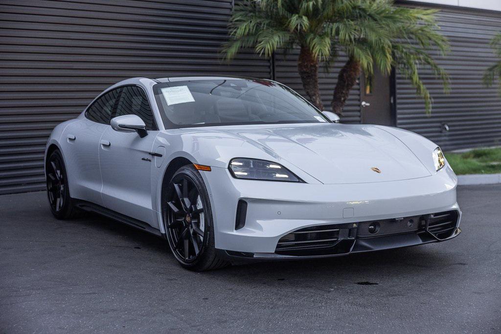 used 2025 Porsche Taycan car, priced at $159,998