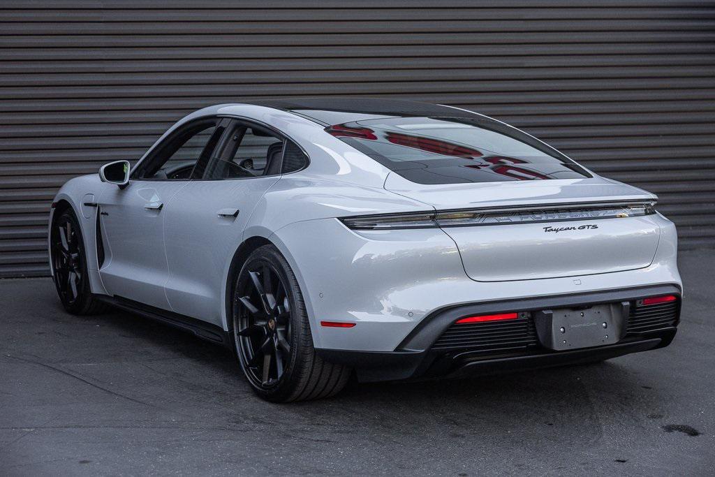 used 2025 Porsche Taycan car, priced at $159,998