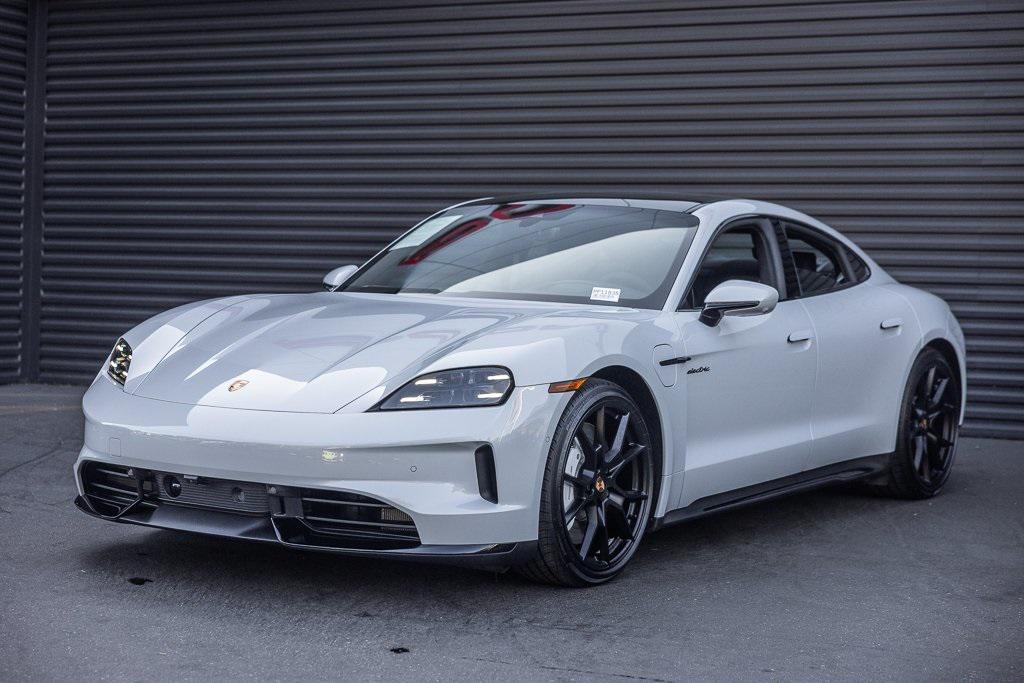 used 2025 Porsche Taycan car, priced at $159,998
