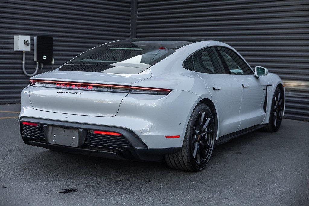 used 2025 Porsche Taycan car, priced at $159,998
