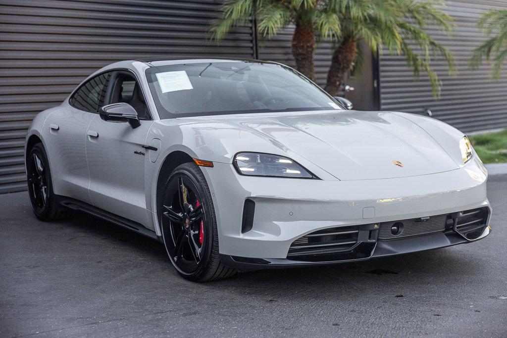 used 2025 Porsche Taycan car, priced at $159,998