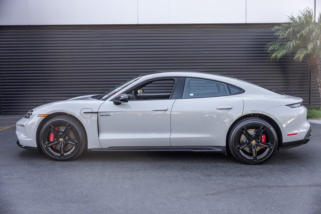 used 2025 Porsche Taycan car, priced at $159,998