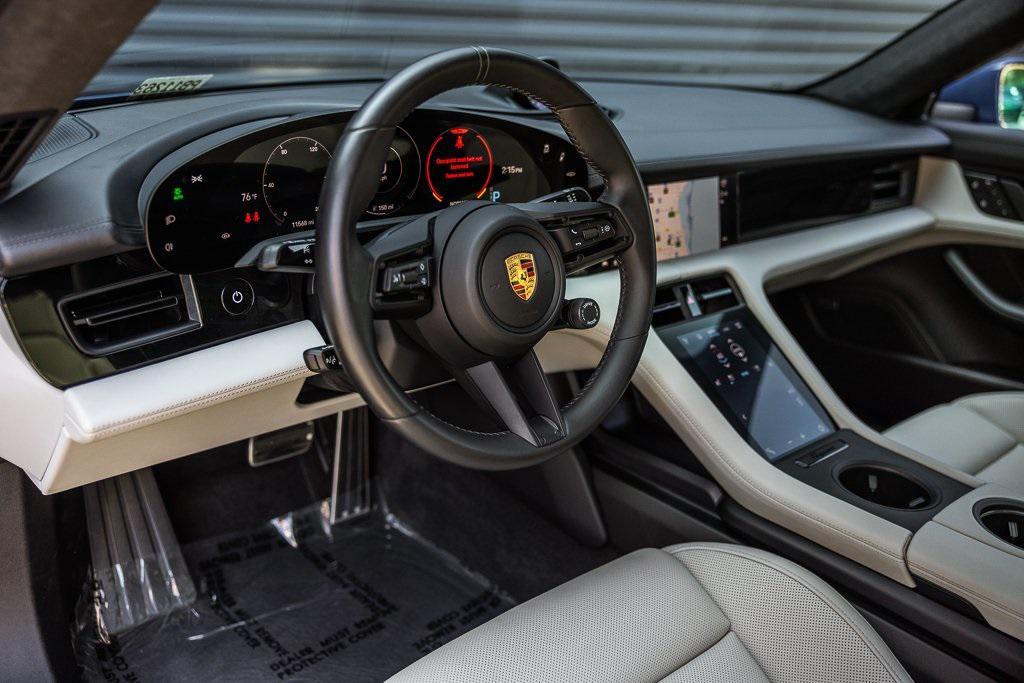 used 2022 Porsche Taycan car, priced at $83,998